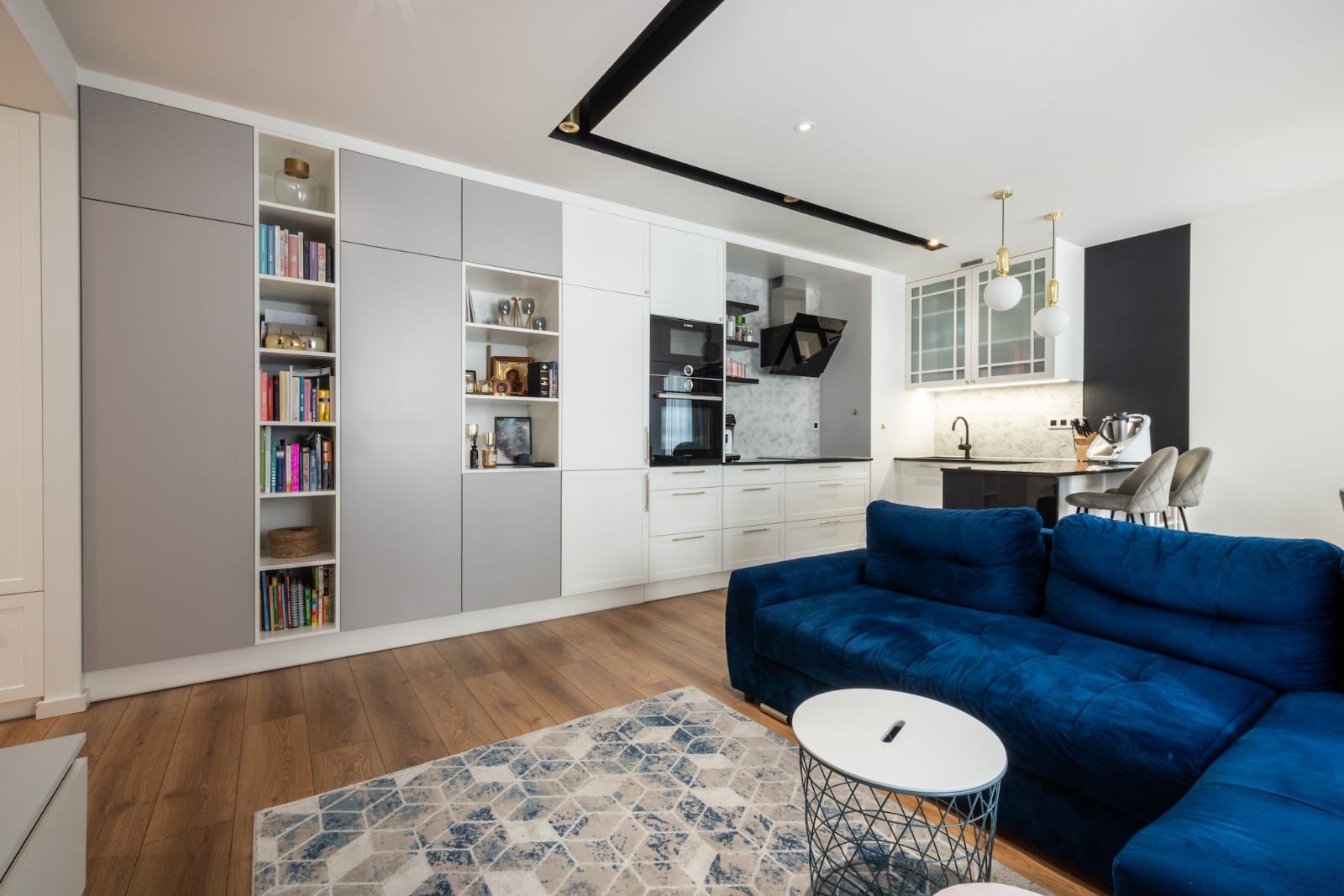 Luksusowo wykończone wnętrze - realizacja NIKOS Remonty Białystok